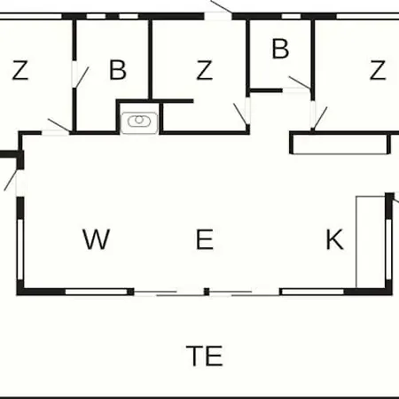 Feriehus 7 Person In Jerup-by Traum